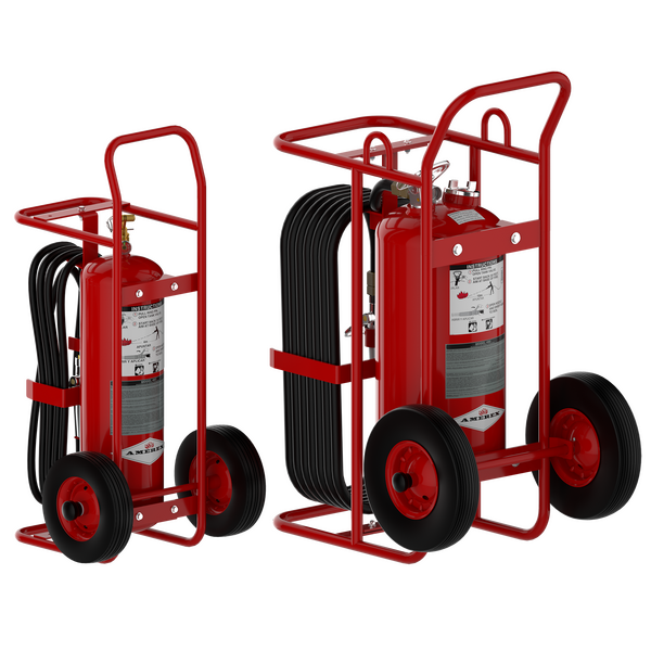 heavy duty wheeled fire extinguishers for industrial and commercial facility protection